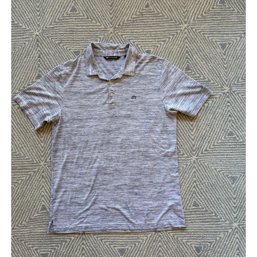 Travis Mathew Polo Shirt -‎ Evergreen Country Club - Gray - Large